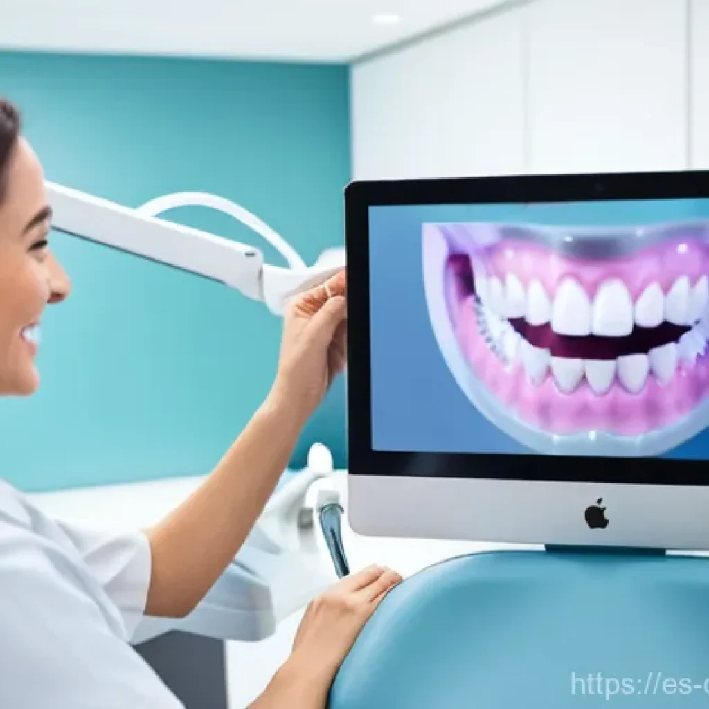 치과위생사 실무 사례 공유 - **Prompt 1: Digital Revolution in Dental Care**
    "A clean, brightly lit, modern dental clinic. A ...